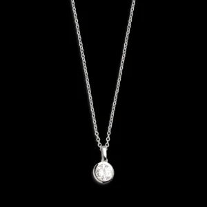 XENOX Halsketten^ZARGE Halskette 925/- Sterlingsilber, rhodiniert silberfarben