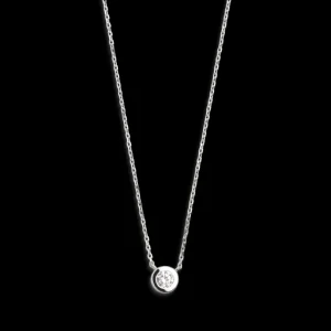 XENOX Halsketten^ZARGE Halskette 925/- Sterlingsilber, rhodiniert silberfarben