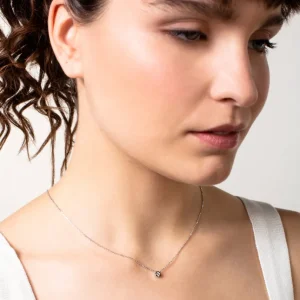 XENOX Halsketten^ZARGE Halskette 925/- Sterlingsilber, rhodiniert silberfarben