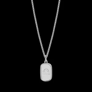 XENOX Halsketten^ZODIAC Waage Halskette 925/- Sterlingsilber, rhodiniert